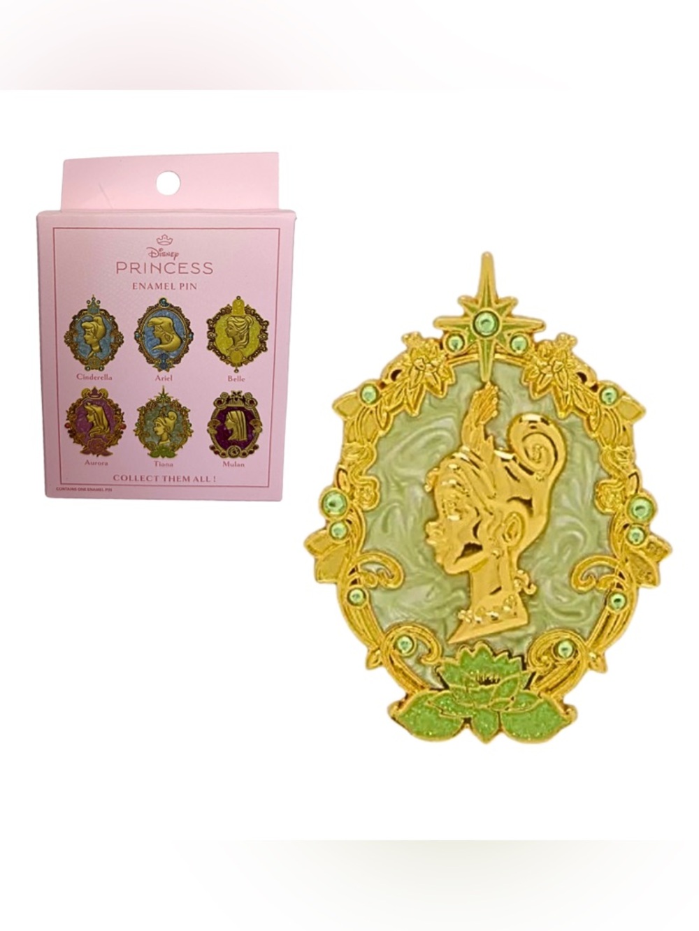 Disney Princess Brooch Blind Box Enamel Pin Tiana